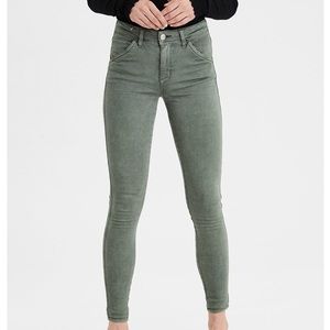 Navy green Jeggings